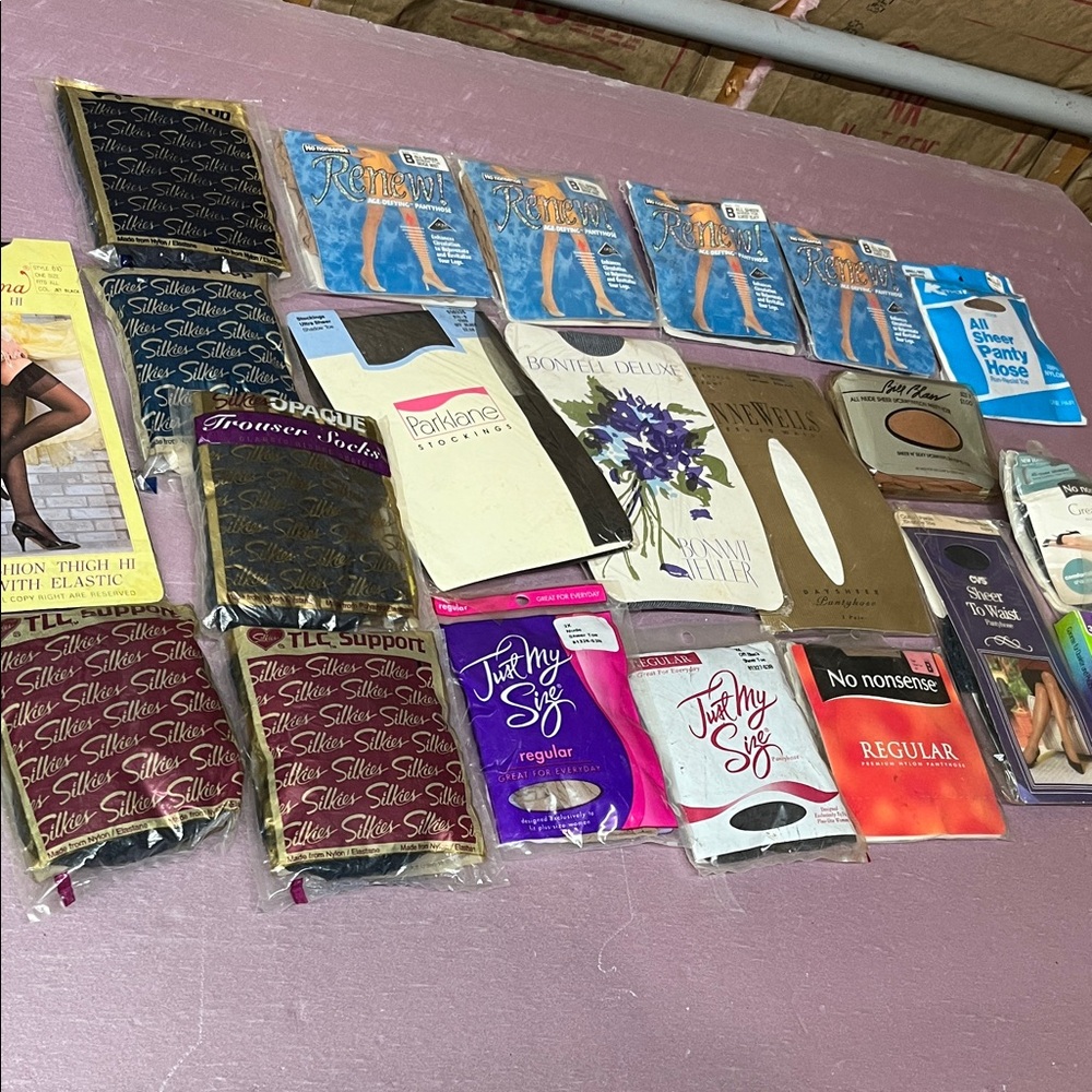 Vintage Lot of 21 Pantyhose Stockings